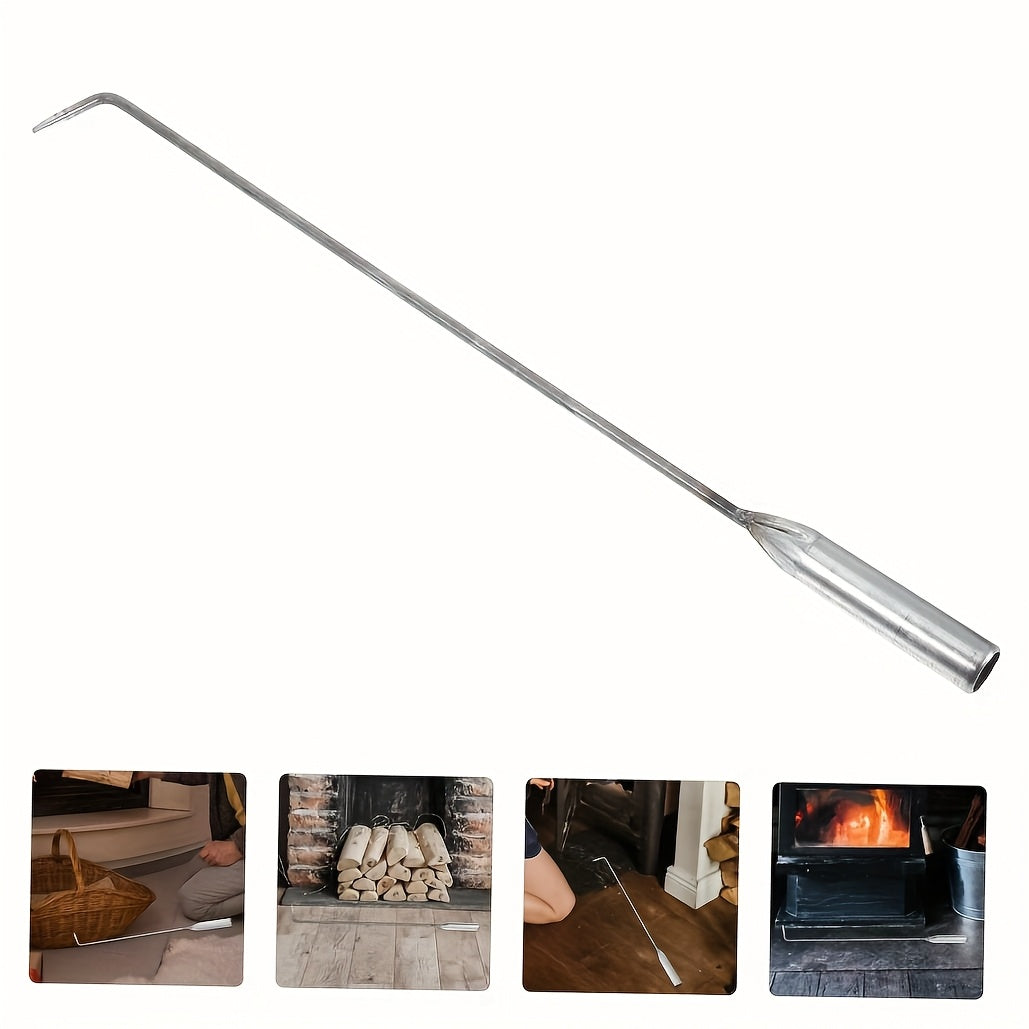 Heavy Duty 3-Piece Metal BBQ Grill Tools Set with Long Handles for Outdoor Cooking