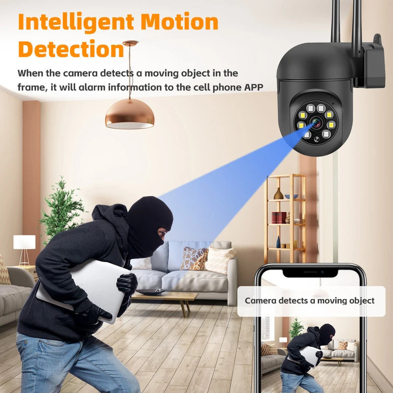 1080P Outdoor Security Camera with Night Vision Motion Detection and Two-Way Audio