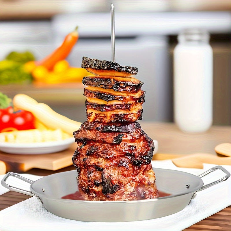 Stainless Steel Vertical Screw Barbecue Pot with Accessories, 3 Sizes Removable