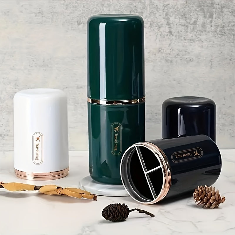 Portable Toothbrush Cup and Holder for Travel and Home Unscented