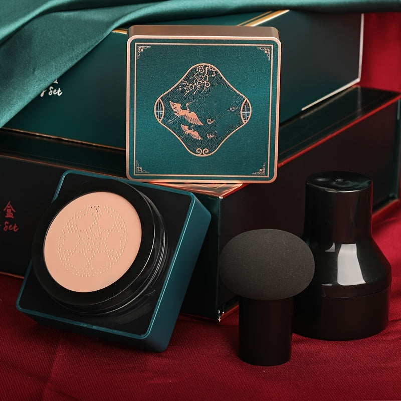 8-Piece Makeup Gift Set for Beginners with Air Cushion Foundation and Mixed Shades for Ages 14+