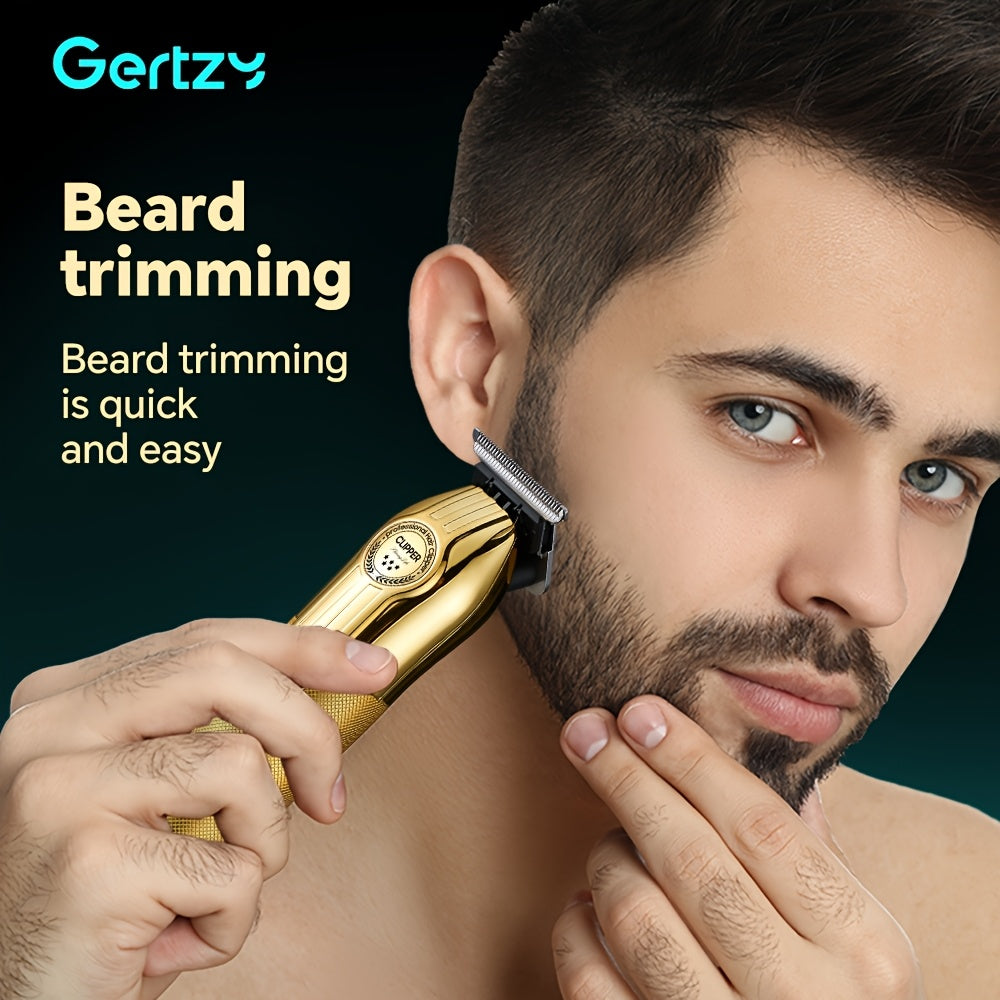 Cortapelos eléctricos para hombres 2 piezas recargables por USB con peines limitadores para recorte de vello corporal