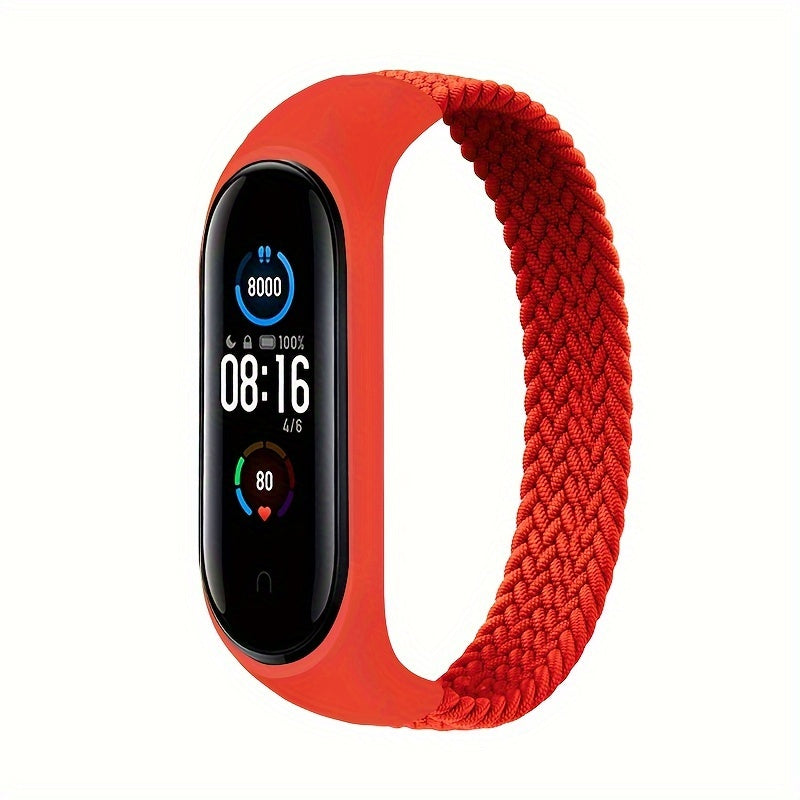 Nylon Braided Single Circle Stretch Wristband for Xiaomi Smartwatch Watch Band
