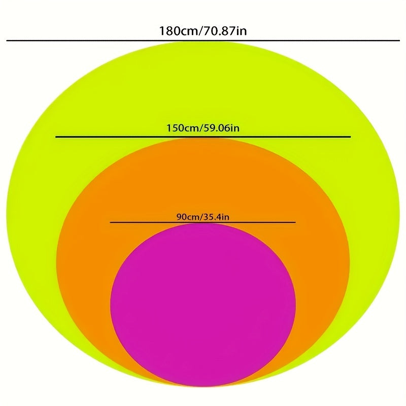 Round Flannel Throw Blanket for Couch Sofa Bed Camping Travel Soft Warm Multi-Purpose Gift