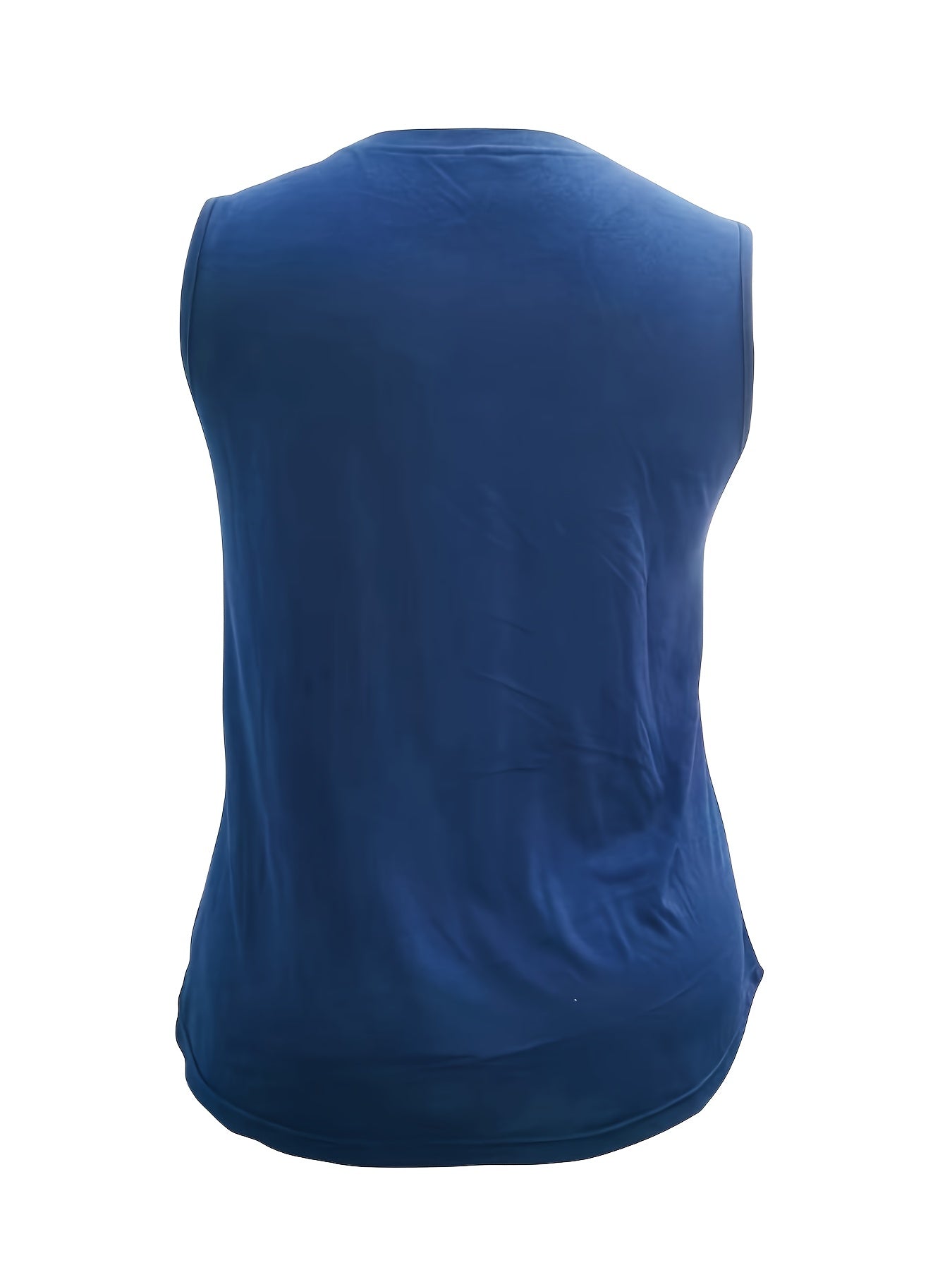 Plus Size Women's Cotton Turtle Neck Sun Print Tank Top