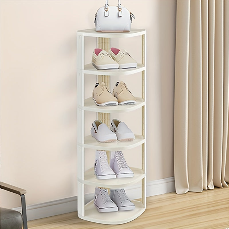 Multitier Plastic Shoe Rack Organizer Freestanding Entryway Bedroom Storage