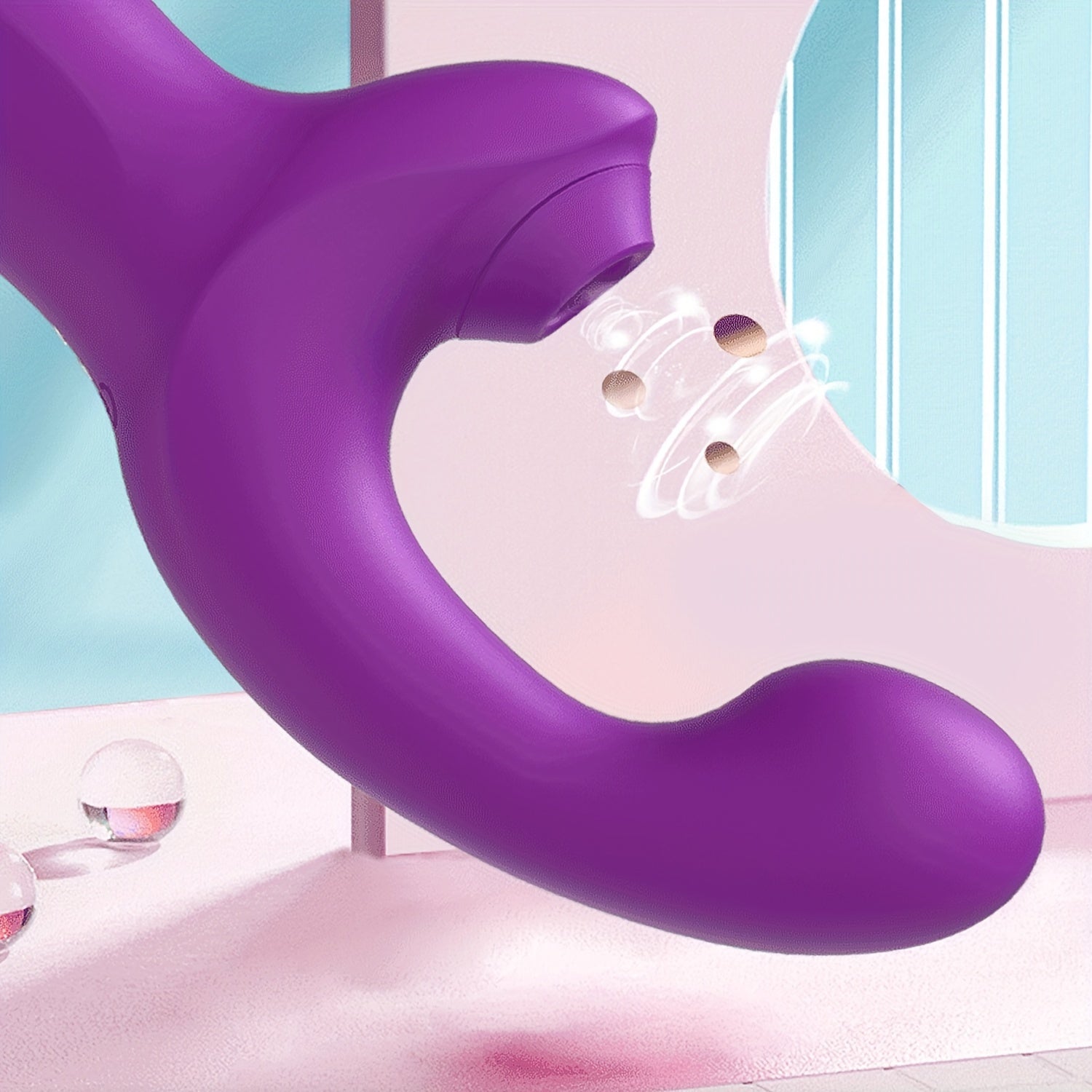 Female Silicone Clitoral Vibrator with 20 Stimulation Modes and Waterproof Design