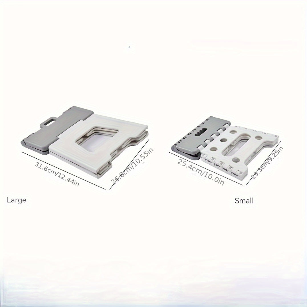 Taburete plegable de plástico cuadrado blanco rosa azul para uso en interiores y exteriores