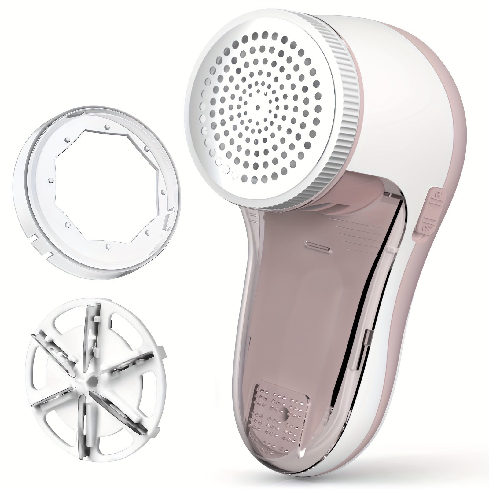 2-in-1 Fabric Shaver with Built-In Lint Roller USB Rechargeable for Clothes Furniture Carpet