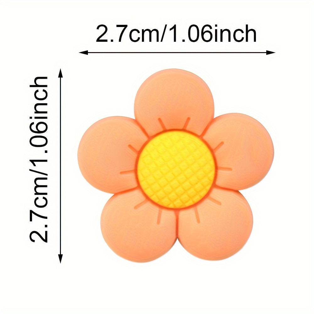 Women Summer Cartoon Flower Shoe Charms 16/20/31pcs Clog Sandal Decorations