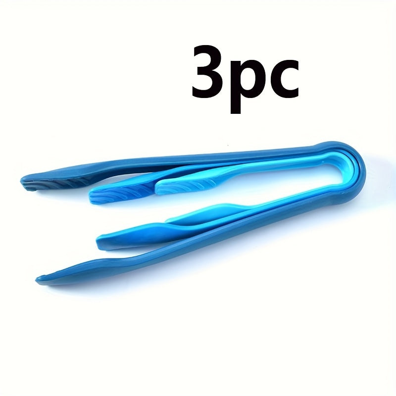 Plastic Food Tongs for Cooking Baking Grilling Kitchen Utensils Buffet Grippers