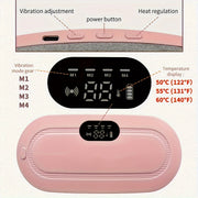 Portable Heating Belt for Women USB Rechargeable Belly Wrap with 3-Speed Temperature and 4-Mode Massage