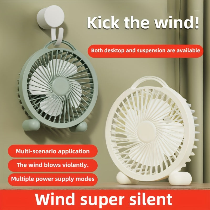 Portable USB Desk Fan for Cooling Indoor and Outdoor Spaces