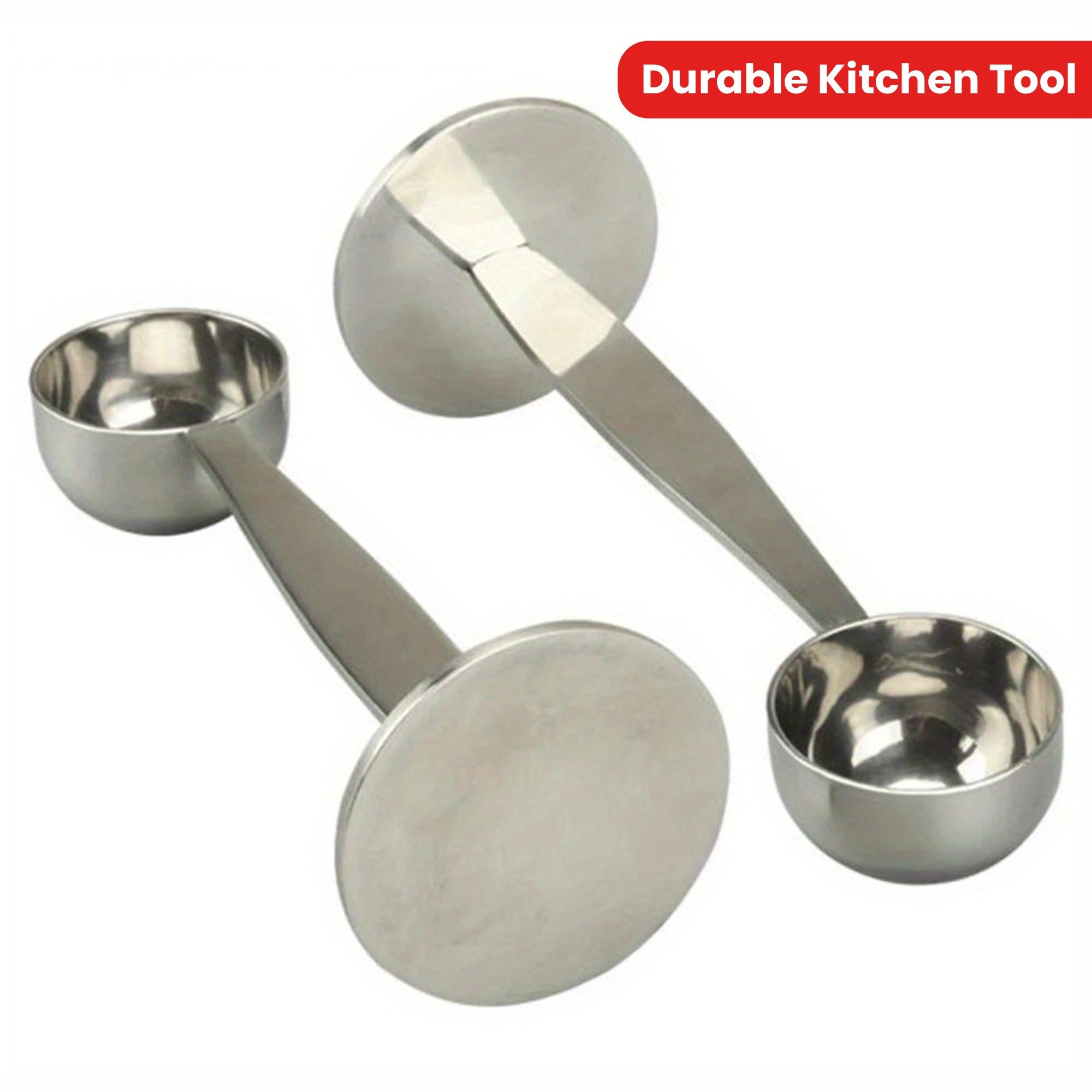 Stainless Steel Coffee Measuring Spoon Set with Tamper and Stand for Espresso