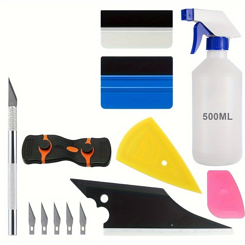 Car Window Tint Application Kit Glass Protective Film Installing Tool Squeegee