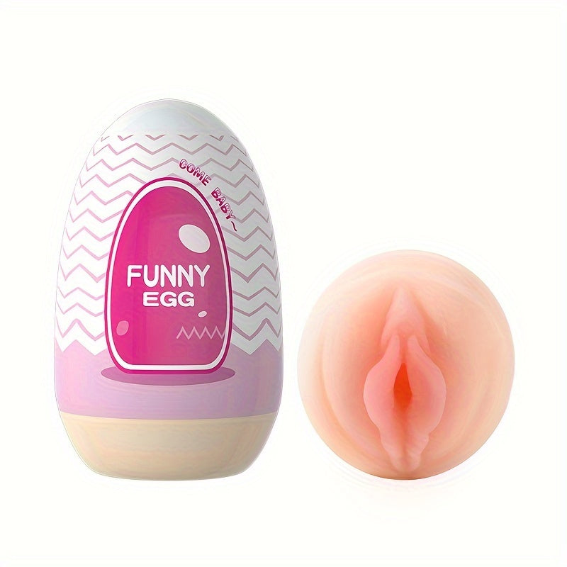 Men's Mini Masturbation Cup with Realistic Vagina Soft Material Stimulator