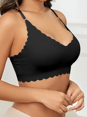 Plus Size Seamless Wireless Bra Comfortable Fit High Elasticity
