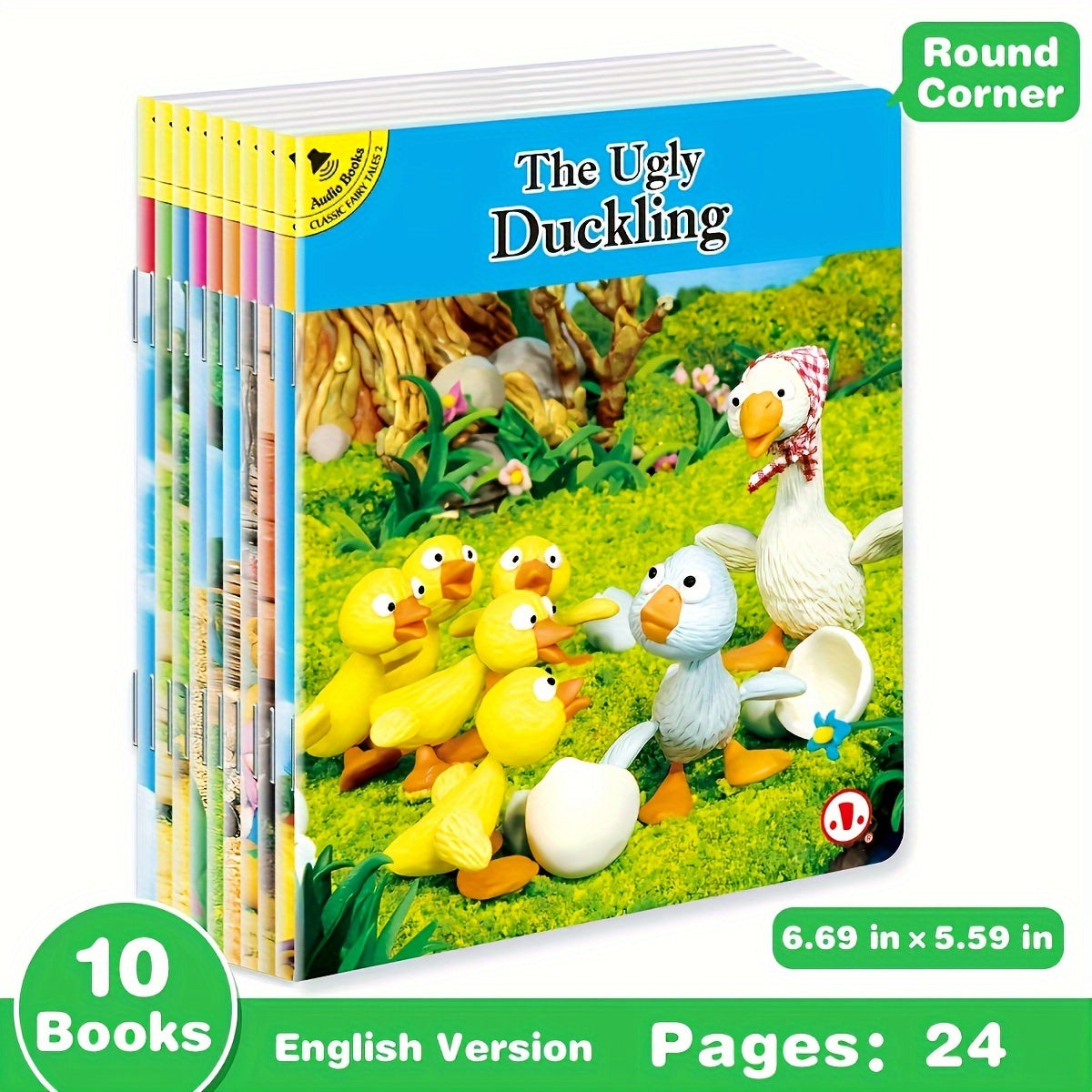 Set of 10 Children's Picture Books for Ages 3 and Up in English