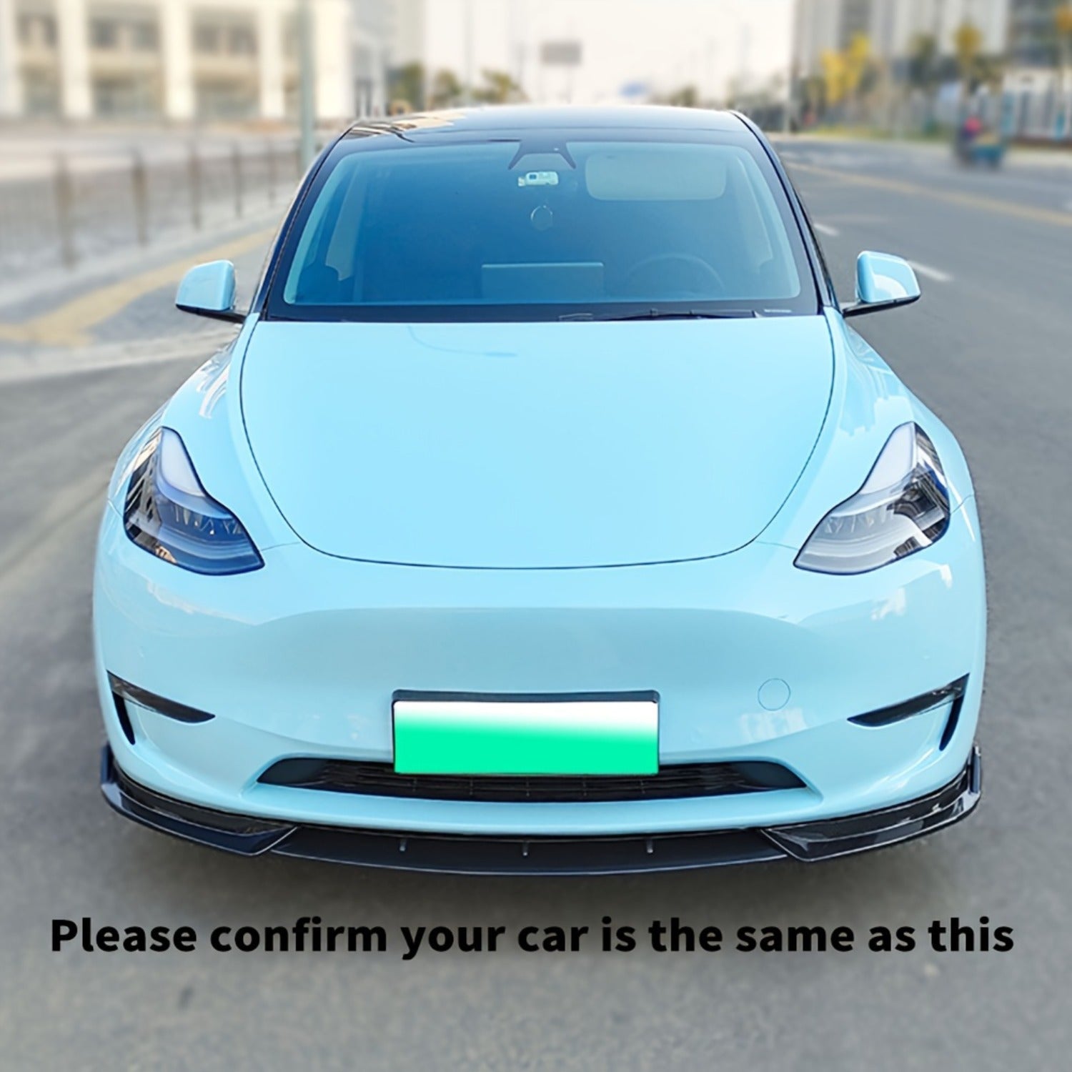 Protector de labio del parachoques trasero para Tesla Model Y accesorios de estilo en PP pulido