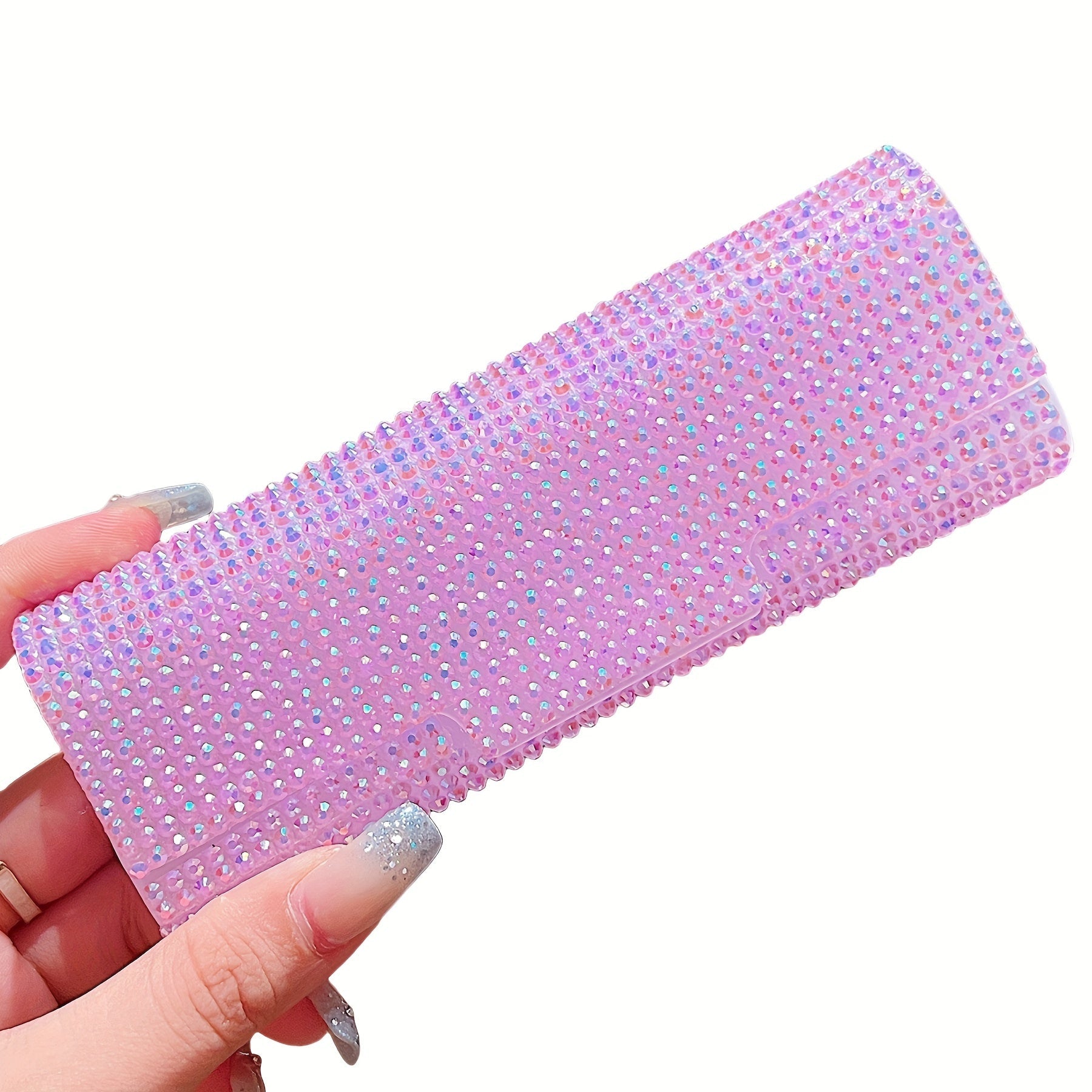 Shiny Rhinestone Eyeglass Case and Jewelry Box Plastic Storage for Women