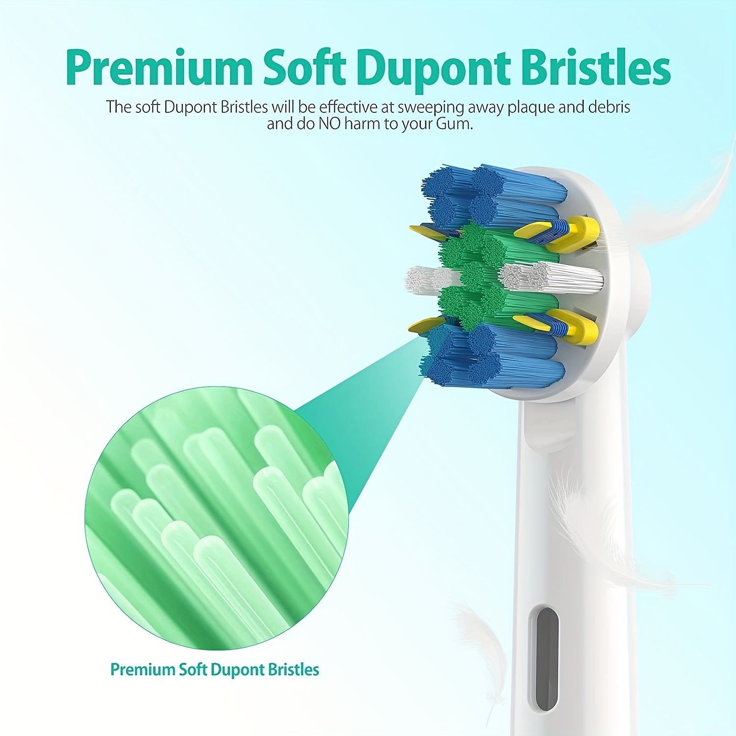 Recambio de cabezales de cepillo de dientes para cepillo eléctrico 8 unidades