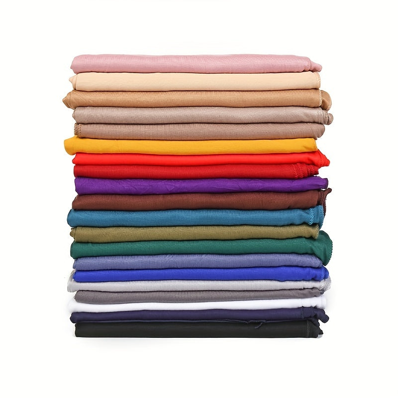 Lightweight Jersey Hijab Scarf for Women Sun Protection Versatile Windproof Head Cover