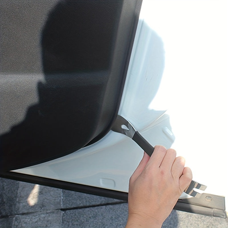 6Pcs Auto Door Trim Removal Tool Set Car Panel Disassembly Metal Pry Kit