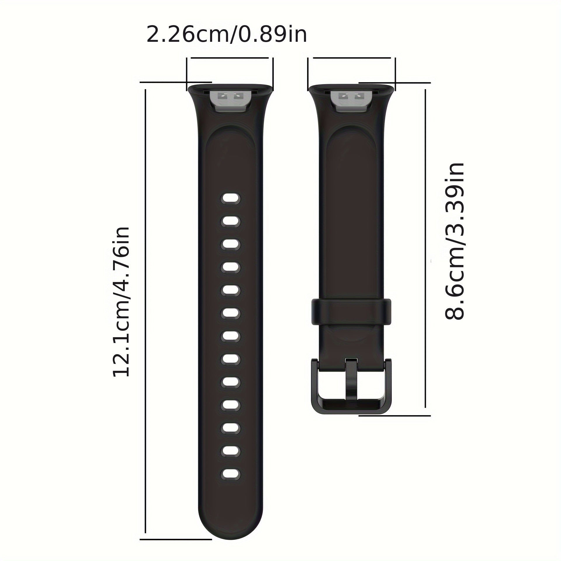 TPU Smartwatch Strap for Xiaomi 7 Pro Silicone Wristband with Deployant Clasp