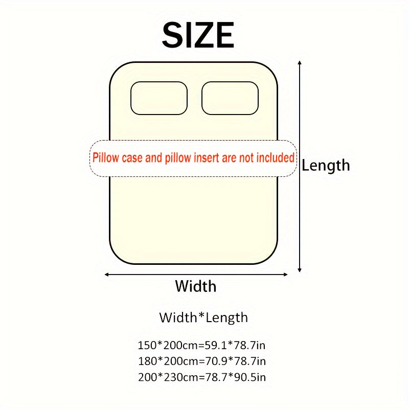 Gray Polyester Throw Blanket Double-Layered Warm Cozy for Year-Round Use