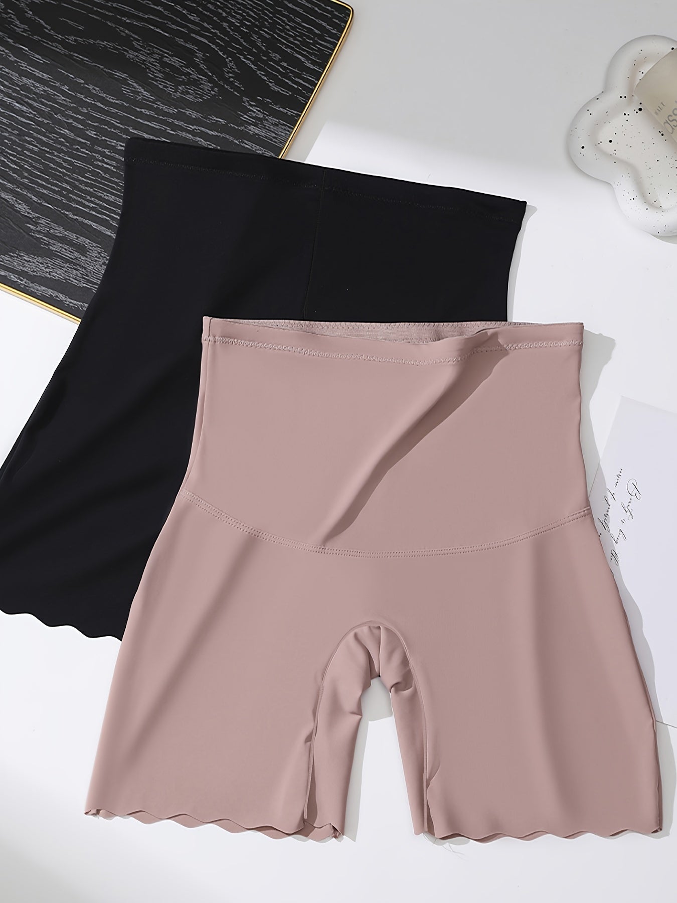 Seamless High-Waist Shaper Shorts Slimming Tummy Control Butt Lift Black or Nude