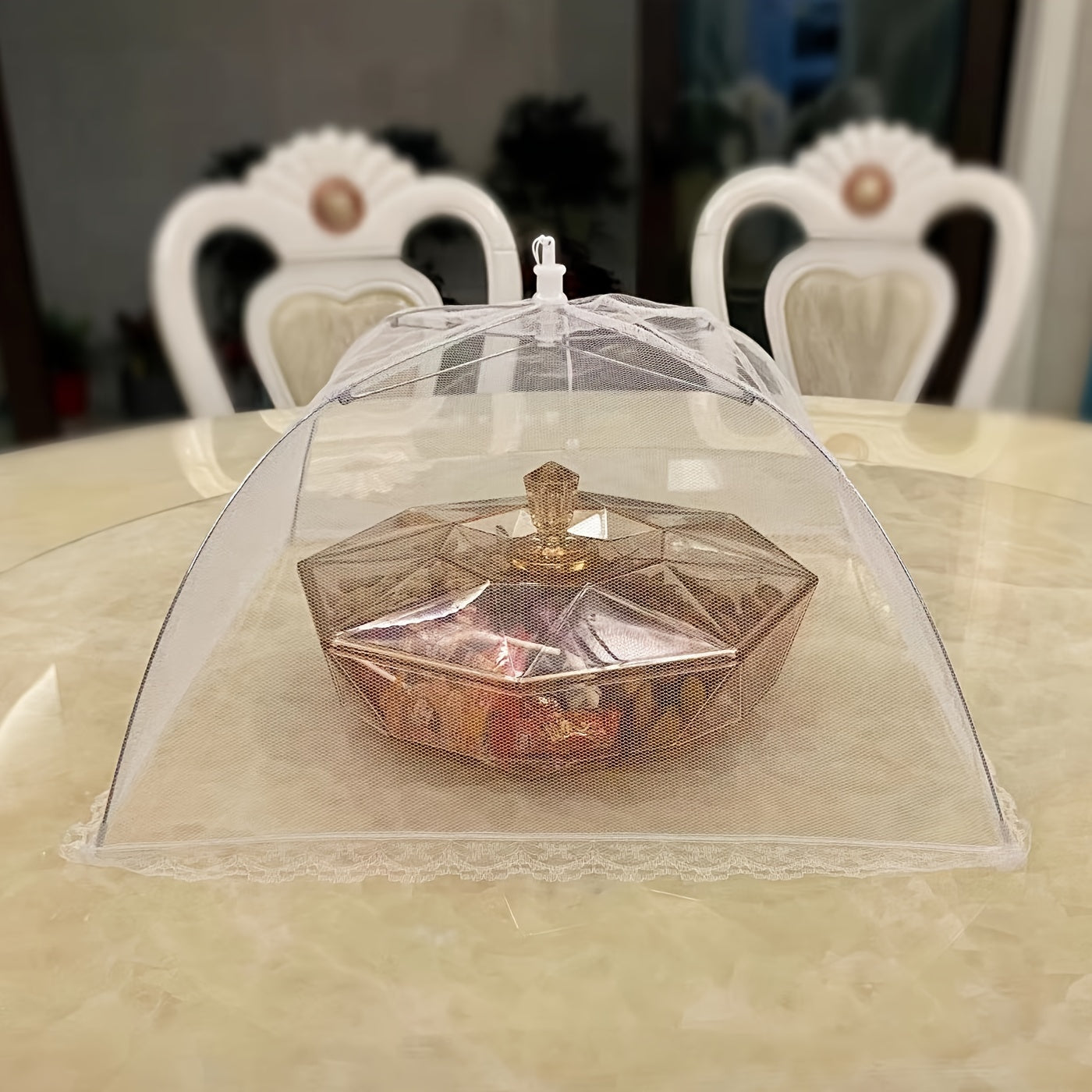 Large Mesh Food Covers Tent Umbrellas for Outdoor Picnics BBQs Sets of 1 2 4 6