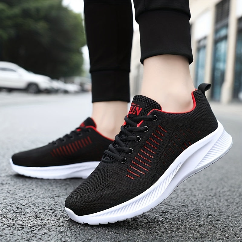 Men's Breathable Durable Running Shoes for Outdoor Activities with Shock Absorption