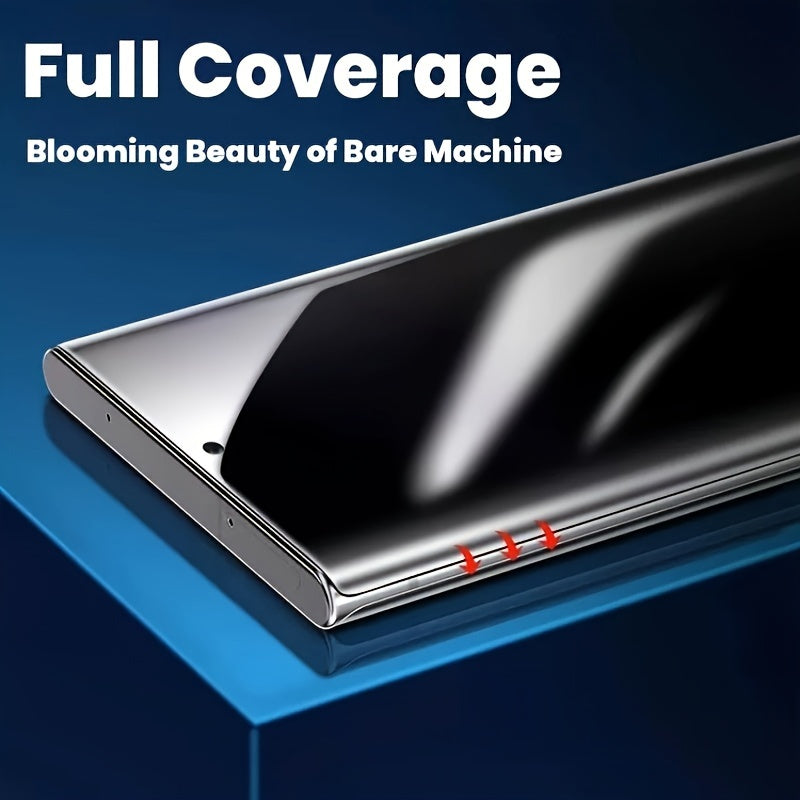 Full Coverage Privacy Screen Protector for Samsung Galaxy Phones Anti-Peeping Bubble-Free
