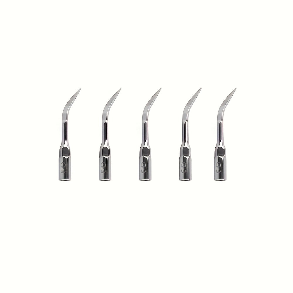 Set of 5 Stainless Steel Dental Cleaning Tools for Gum and Teeth Care Non-Electric Interdental Brushes and Picks