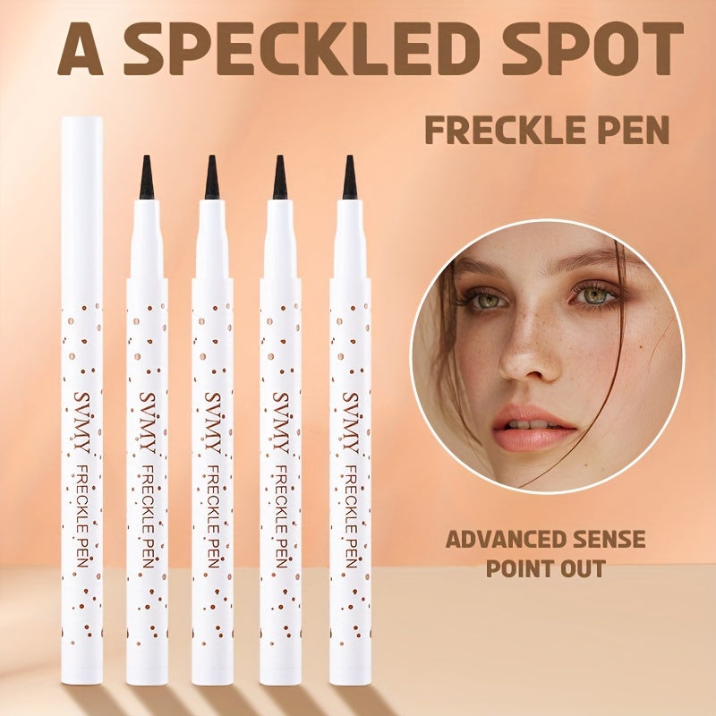 Женская водостойкая ручка для веснушек с 4 оттенками, быстро сохнет, стойкая