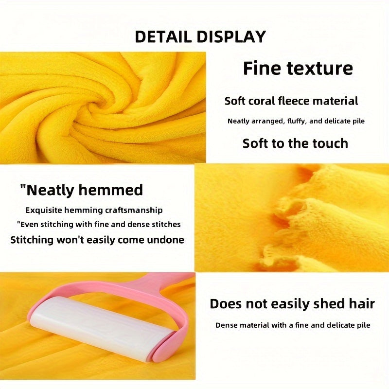 Комплект из 3-х предметов: полотенца из кораллового флиса с дизайном желтой утки, впитывающие и без ворса, для ванной, Хэллоуина и рождественских украшений.