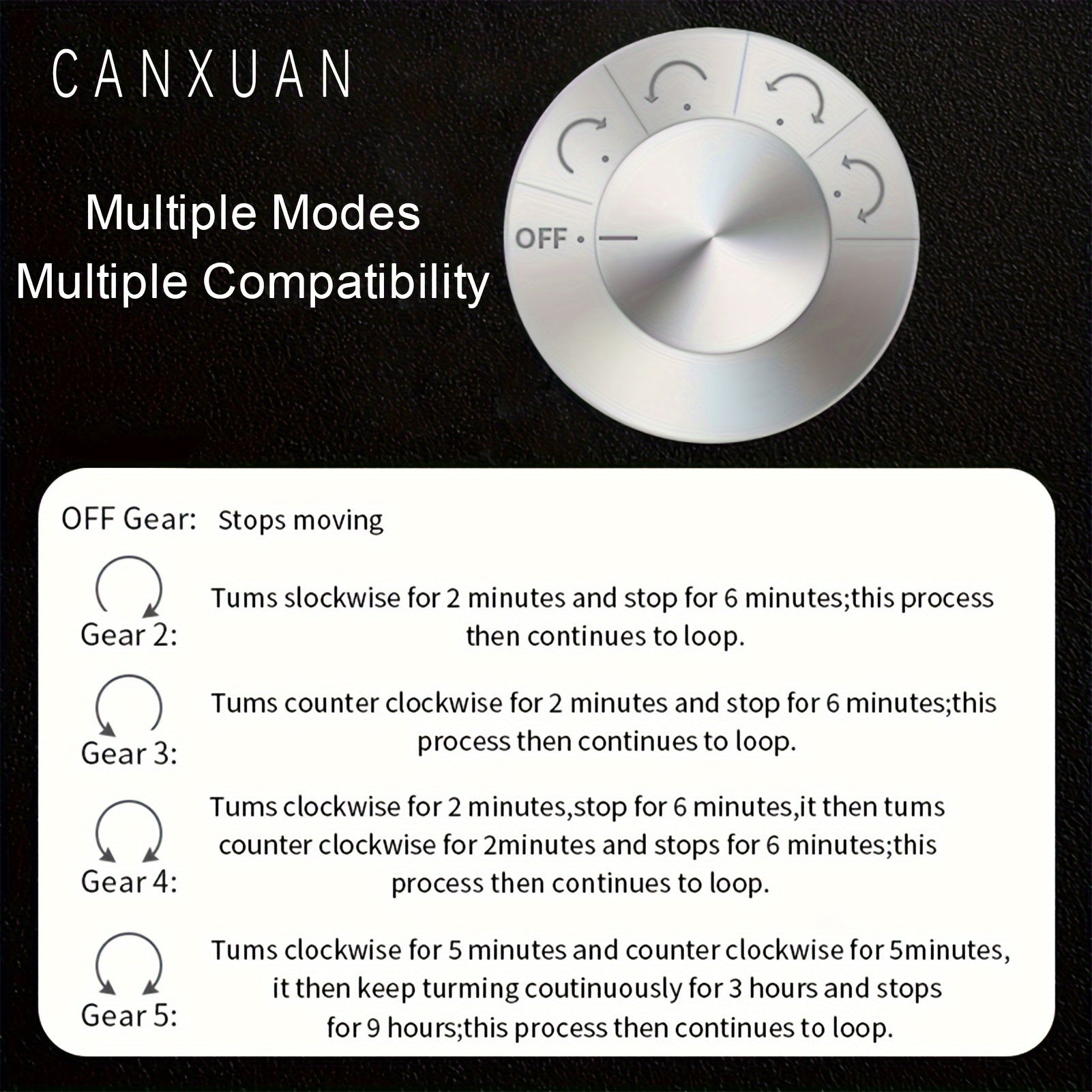 Automatic Watch Winder Box with 4+6 Slots Faux Leather USB Powered Quiet Motor Lock