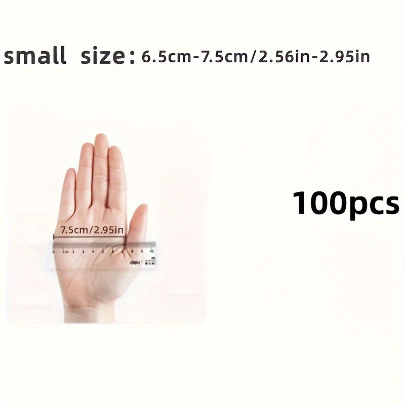 100 TPE bir martalik qo'lqoplar - Oshxonalarda, Restoranlarda, Mehmonxonalarda, Hayvonlarga g'amxo'rlikda va Tashqarida foydalanish uchun suv o'tkazmaydigan, qo'rg'oshinsiz va latekssiz.