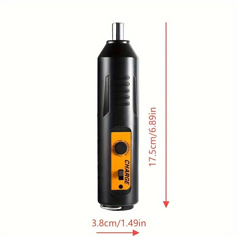 Electric Screwdriver Kit USB Rechargeable 1200mAh Lithium Battery Ergonomic Design