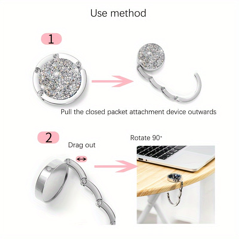 Oq oltin rangli, suv olmosi bilan bezatilgan, harakatda olib yurish uchun mukammal bo'lgan egiluvchan tutqich. Kundalik safarlar, yig'ilishlar, bayramlar va o'ylangan bayram sovg'asi uchun ideal.