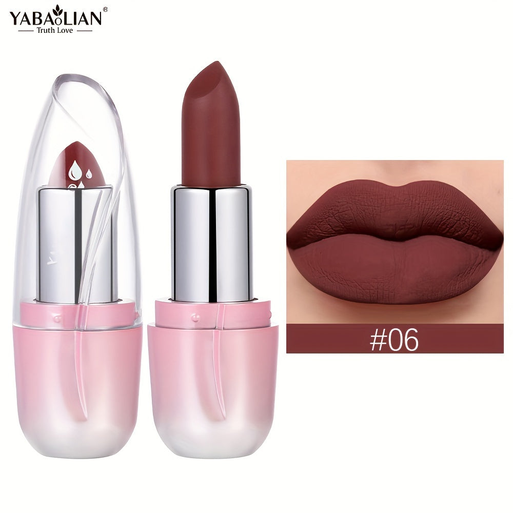 Women's Pearlescent Matte Lipstick Long Lasting Waterproof Pink Lipstick