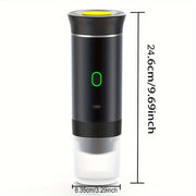Cafetera de espresso recargable por USB portátil para viajes y hogar con compatibilidad con cápsulas