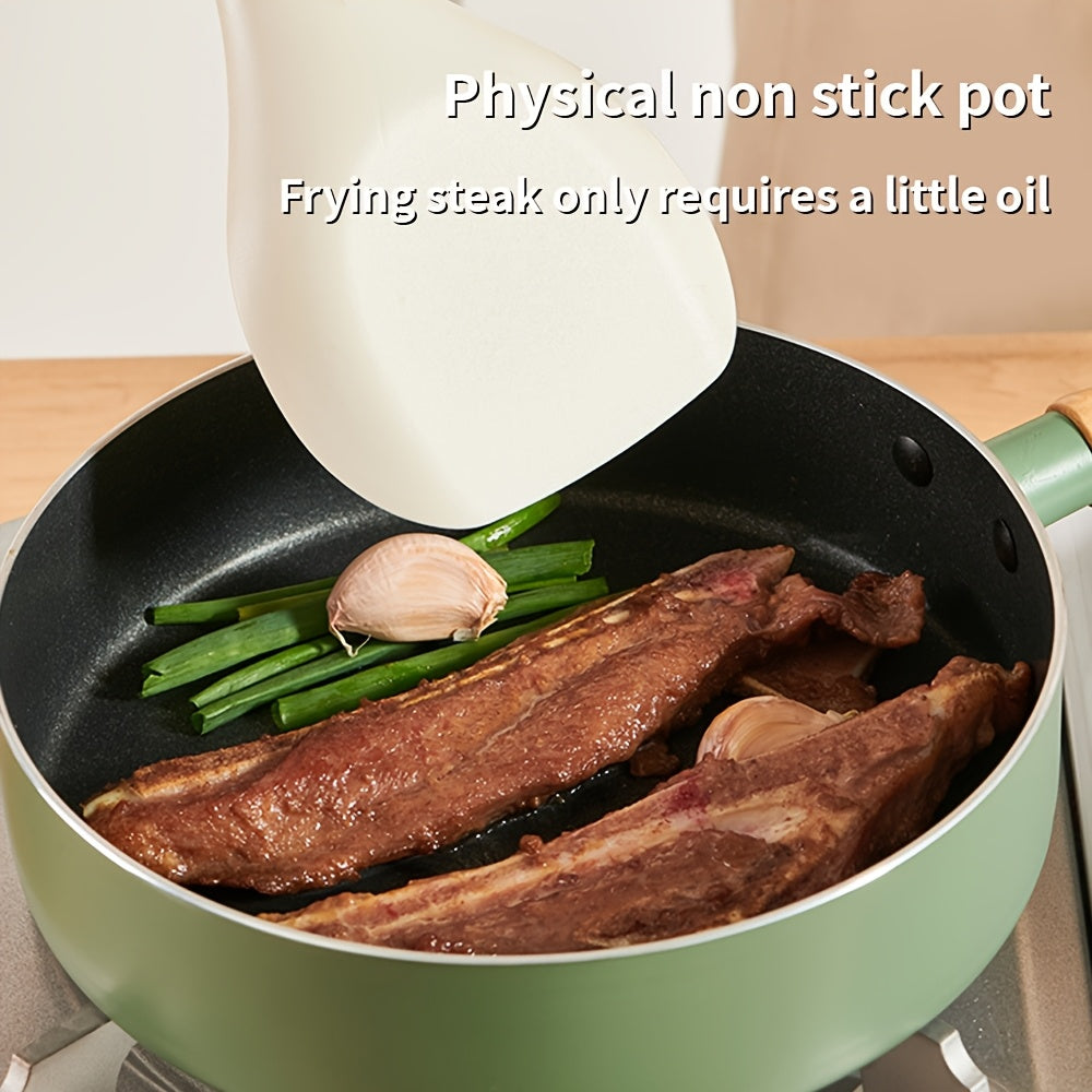 Qattiq yopishmaydigan qovurilgan pan, go'sht, tuxum va stir-fry uchun bir xilda issiqlik taqsimoti bilan - Oila pishirish ehtiyojlari va ko'p qirrali oshxona asoslari uchun ideal.