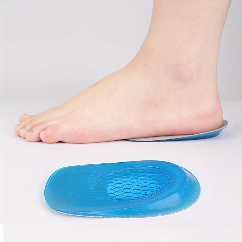Unisex silikon tizzaga yostiqchalari shaffof jel padlari oyoq qulayligi uchun