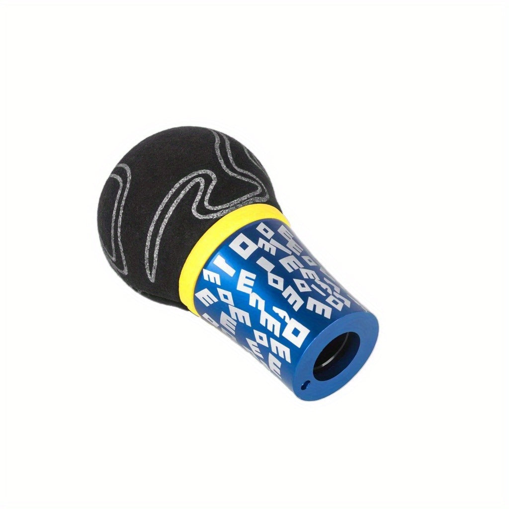 Car Aluminum Manual Gear Shift Knob Graffiti Style Universal Refit Tool