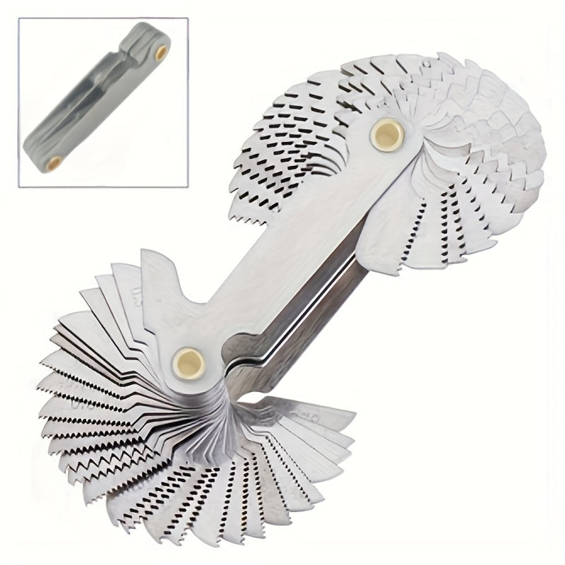 Metric and Imperial Thread Measuring Gauges for Industrial Tools Steel