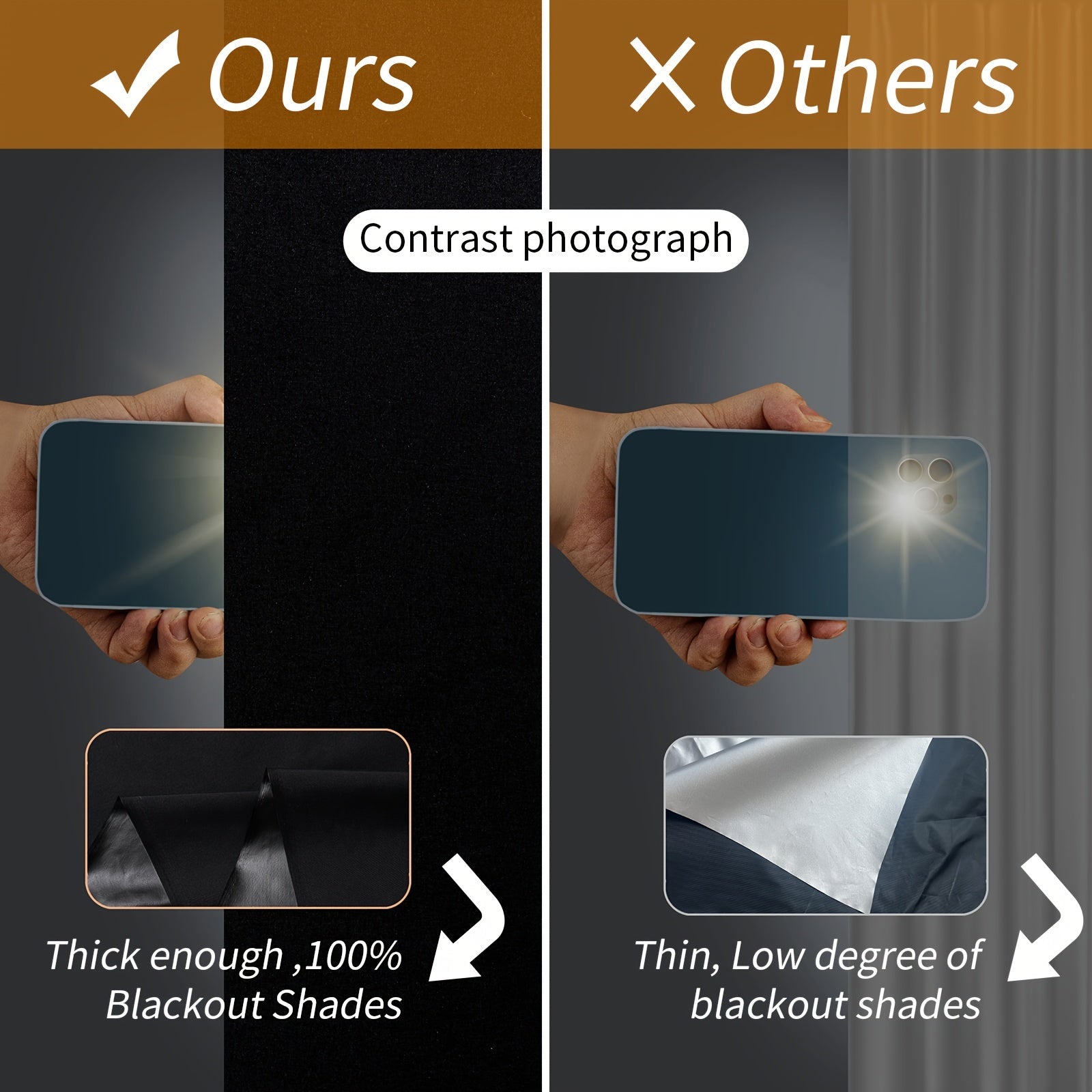 Cortina opaca ajustable para dormitorios y salas de estar Bloquea los rayos UV Fácil de instalar