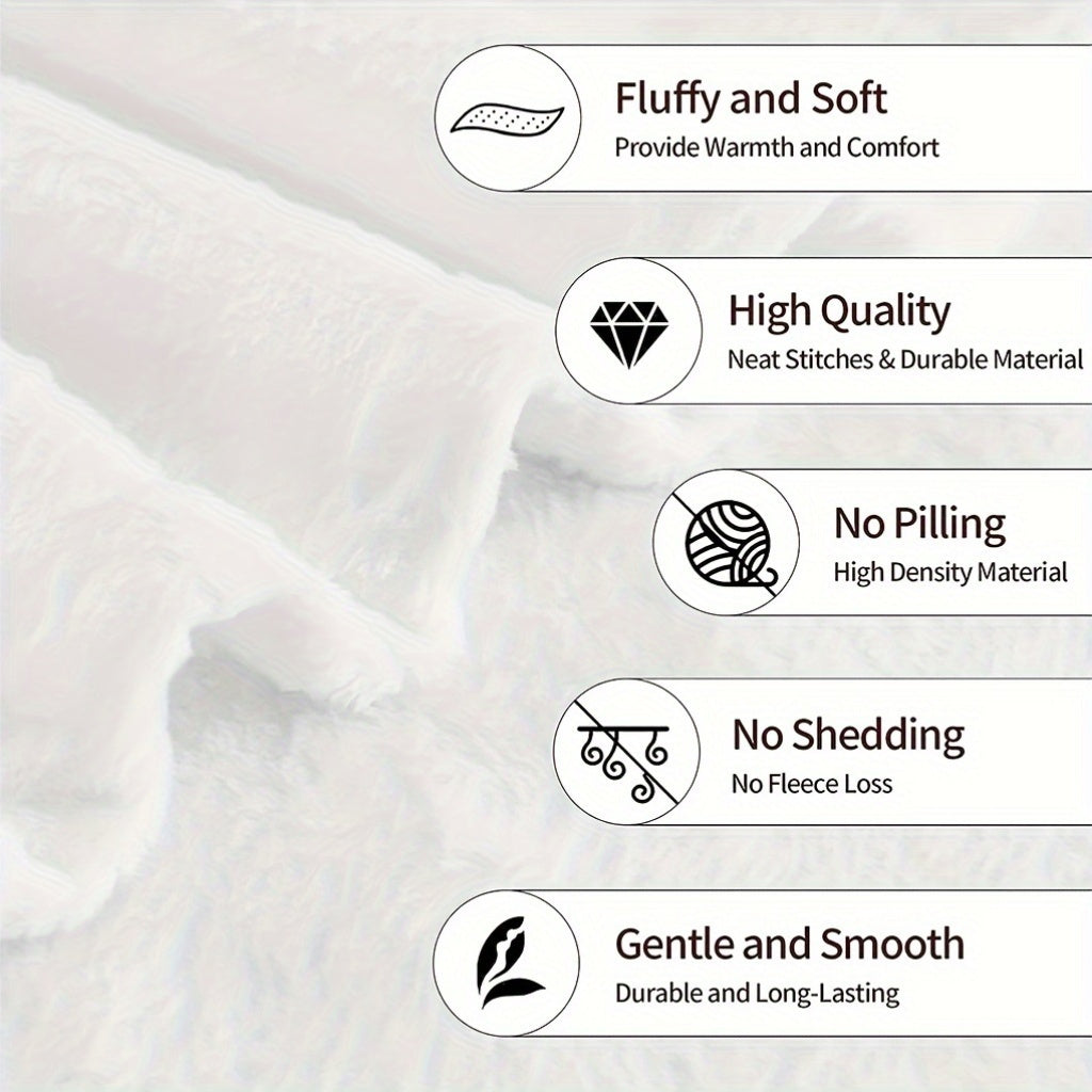 Red Christmas Reindeer Flannel Throw Blanket Soft Warm Cozy for Sofa Bed Camping