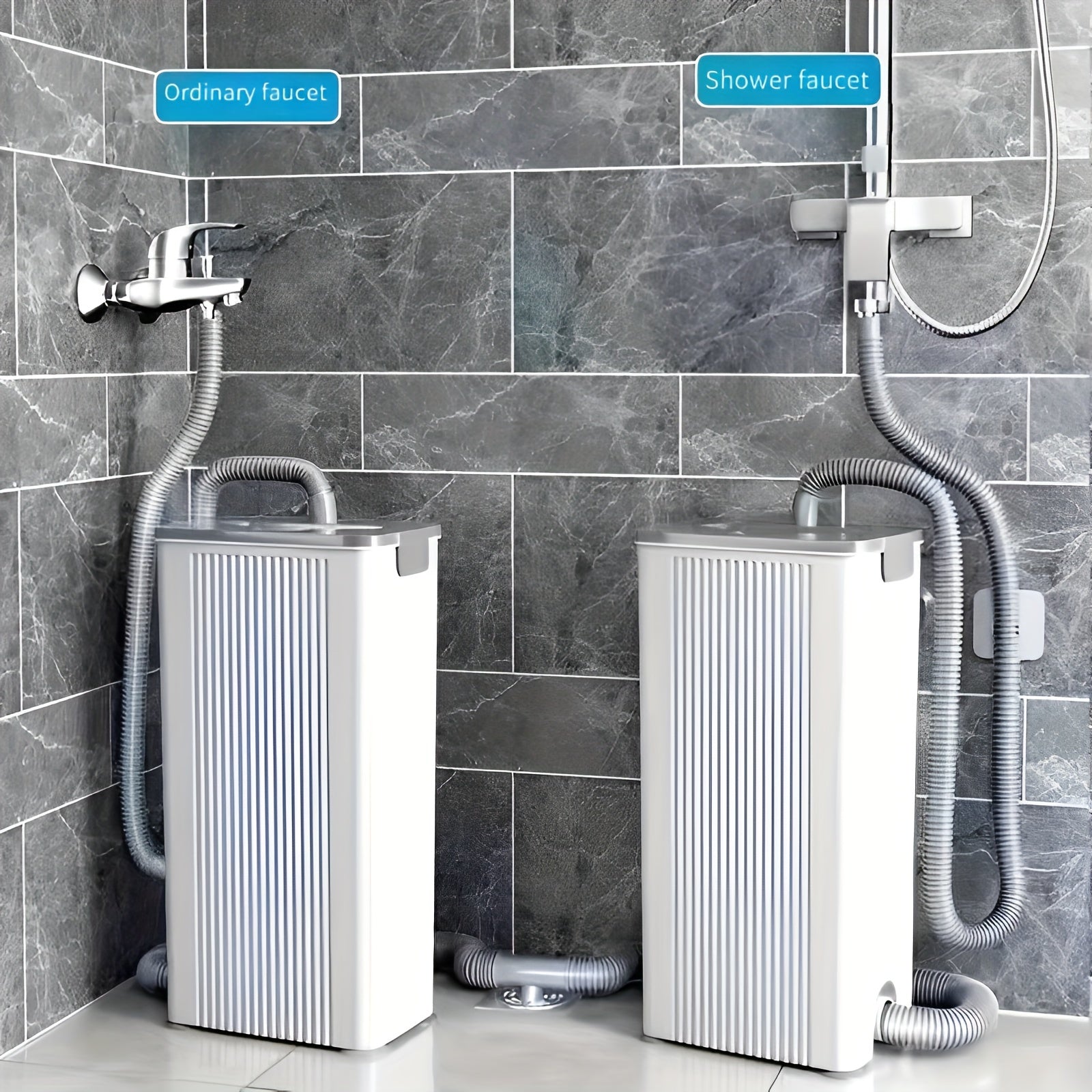 Uy uchun mop to'plami, qutisi va chang moplari bilan yog'och, plitka pol uchun