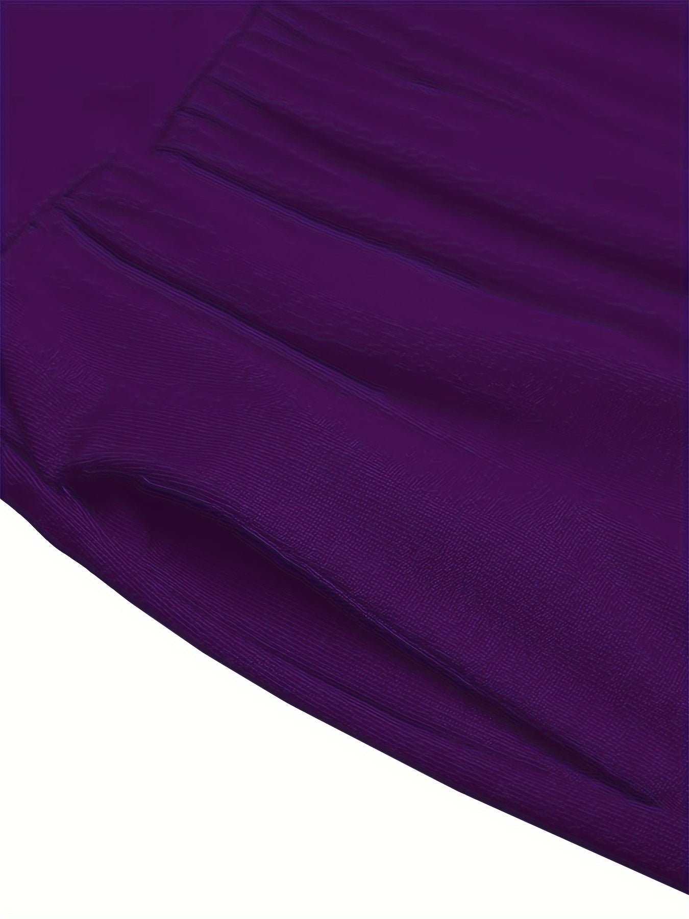 Women's Plus Size Solid Color High Waist Skirt for Spring Summer Casual